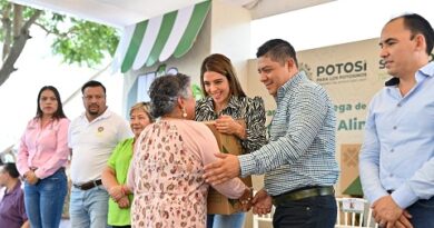 Ricardo Gallardo entrega Programa de Seguridad Alimentaria a familias de María Cecilia