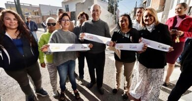 Alcalde Galindo entrega tres calles pavimentadas en Colonia Rural Atlas, durante 100 Días de Gobierno, 100 Días de Talacha