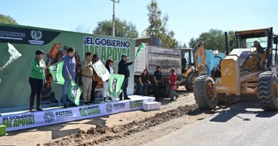 Ricardo Gallardo Arranca Rehabilitación de Camino a Villa de Ramos