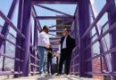 Supervisa el Alcalde Galindo el avance del nuevo puente peatonal inclusivo en Salvador Nava