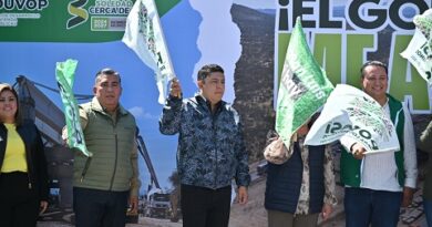 Ricardo Gallardo arranca construcción de Gran Puente Vehicular en Circuito Potosí