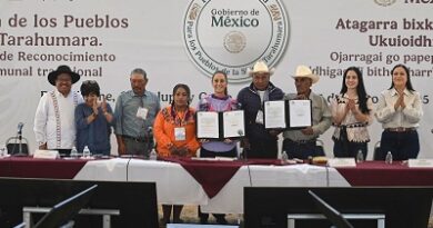 Presidenta Claudia Sheinbaum restituye mas de 820 Hectáreas a los Pueblos Odami y Raramuri  de la Sierra Tarahumara en Chihuahua