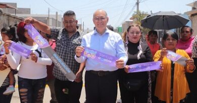 Nuevas vialidades entrega Alcalde Galindo en Los Magueyes
