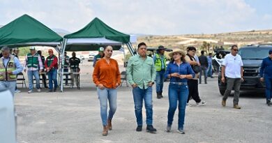 Gobernador Ricardo Gallardo supervisa avance de  la Vía  Alterna