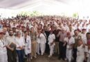 En Aquila, Michoacán,Presidenta Claudia Sheinbaum anuncia que Programa Salud Casa por Casa otorgara en  2025 operaciones gratuitas de Cataratas a adulto mayores