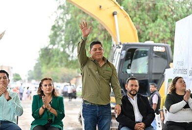 Inicia Ricardo Gallardo reconstrucción de Prolongación Moctezuma