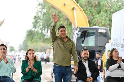 Inicia Ricardo Gallardo reconstrucción de Prolongación Moctezuma