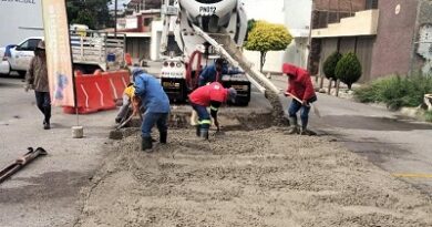 Ante las lluvias, Gobierno de la Capital refuerza trabajos de bacheo