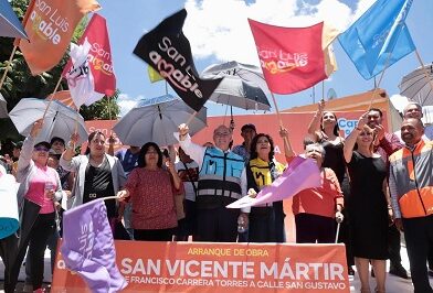 Justicia social en la División del Norte: Alcalde Galindo arranca pavimentaciones