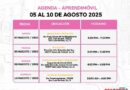 Gobierno Municipal presenta la agenda del Aprendimóvil para la primera semana de agosto