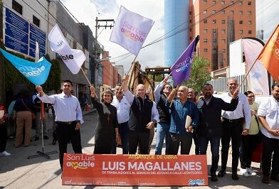 Continuará la ruta del progreso con la pavimentación de calles en San Luis Capital: Alcalde Galindo