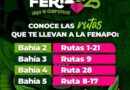Que Rutas de transporte te llevan a la Fenapo2025       