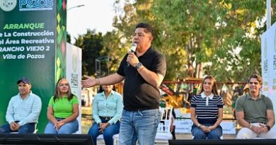 Ricardo Gallardo lleva más obra de infraestructura a Villa de  Pozos