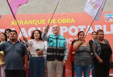 Después de 40 años,  Gobierno de la capital lleva agua potable a Tierra Blanca