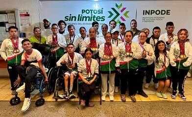 San Luis logra 37 medallas en Paranatación durante Paralimpiada Nacional