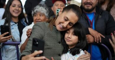 En Tlaxcala,Presidenta Claudia Sheinbaum anuncia que el domingo 5 de octubre cerrará en el Zócalo su Gira Nacional de Rendición de Cuentas 