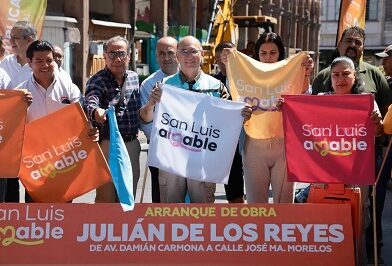 Alcalde Enrique Galindo arranca la rehabilitación integral de la calle Julián de Los Reyes