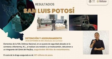 San Luis Potosí con reducción histórica de Homicidios , reconoce Gobierno Federal