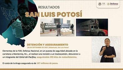 San Luis Potosí con reducción histórica de Homicidios , reconoce Gobierno Federal