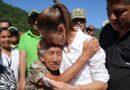 Visita Presidenta Claudia Sheinbaum , en su tercer día de recorrido, las zonas afectadas por lluvias