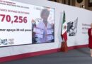 Gobierno de México:Se han otorgado 70 mil 256 apoyos a personas afectadas por las lluvias