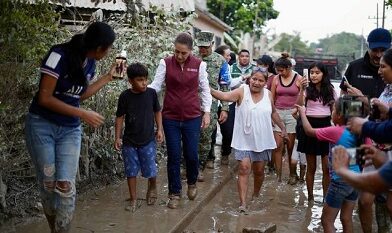 ”Se atienden todos los Estado, hay un Plan y Recursos” :Presidenta informa avances de acciones en atención a la Emergencia por las lluvias en Hidalgo, Veracruz,Puebla, Querétaro y SLP