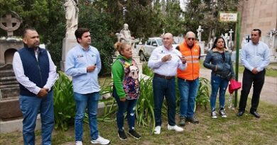 Gobierno de la Capital refuerza la limpieza y conservación del Panteón del Saucito