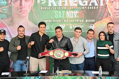 Box Internacional en  la  Arena Potosí: Espinoza VS. Khegai