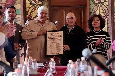 Merecido e histórico reconocimiento del Cabildo de San Luis Capital al Cuerpo de Bomberos Metropolitanos