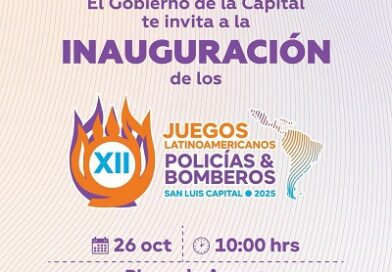 Este domingo inician los Juegos Latinoamericanos de Policías y Bomberos en San Luis Capital