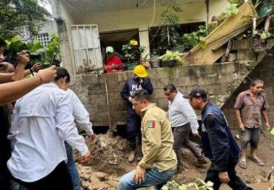 Ricardo Gallardo encabeza rehabilitación en Tamazunchale