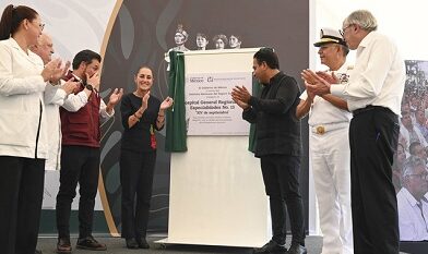 Los invito el 6 de diciembre al Zócalo a celebrar 7 años de Transformación:Presidenta Claudia Sheinbaum al inaugurar Hospital Gral de Especialidades No. 13 del IMSS