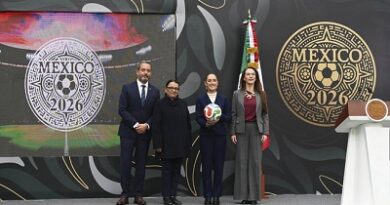 Presidenta Claudia Sheinbaum presenta La Copa Mundial FIFA 2026;  “Es momento para compartirle al mundo lo que es México y el momento Histórico que vive”
