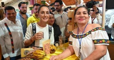 Presidenta Claudia Sheinbaum anuncia primera planta procesadora de chocolate bienestar en Villahermosa, Tabasco