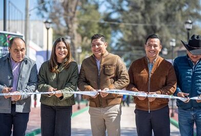 Ricardo Gallardo lleva mejoras urbanas y certidumbre patrimonial a Cedral