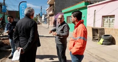 Supervisa Enrique Galindo obra de drenaje en la colonia Las Pilitas