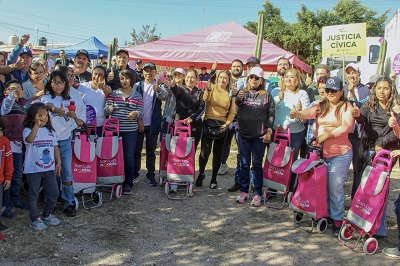 En el Domingo de Pilas 202, Gobierno de la Capital da mejores condiciones a colonias del norte de SLP