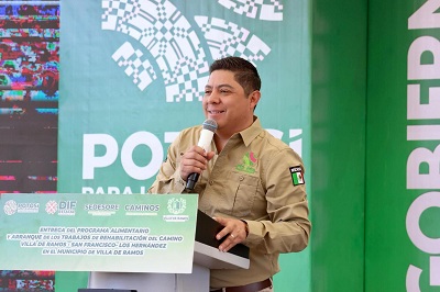 Gobernador entregará en breve nuevo camino en Villa de Ramos