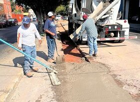 Lista avenida Damián Carmona; Interapas concluye reposición de drenaje 