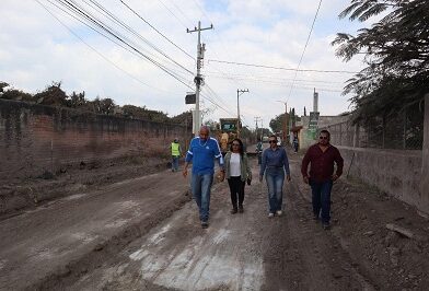 Gobierno Estatal impulsa obras de pavimentación y mejora vial en La Región Media