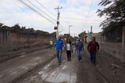 Gobierno Estatal impulsa obras de pavimentación y mejora vial en La Región Media