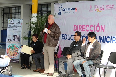 Gobierno de la Capital promueve hábitos saludables en la Feria de Salud y Alimentación de la Preparatoria “Ponciano Arriaga”