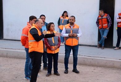 Avanzan trabajos de Julián de los Reyes, Alcalde Galindo supervisa obra