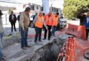 Avanza obra de drenaje en Av. Curie; Alcalde Galindo supervisa y destaca labor de Interapas