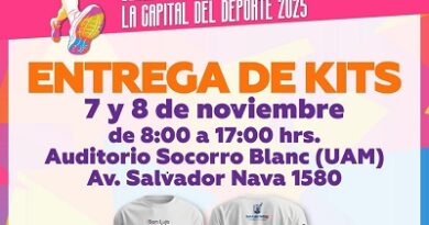 Este viernes 7 y sábado 8 de noviembre se realiza la entrega de kits para el Medio Maratón La Capital del Deporte 2025. 