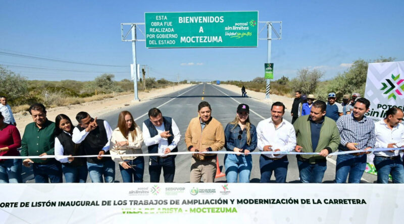Ricardo Gallardo fortalece  el  Altiplano con nuevas carreteras