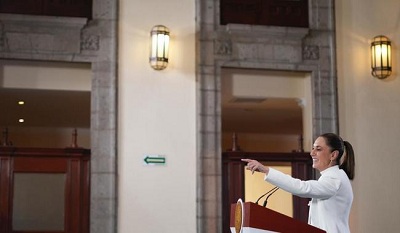 Presidenta Claudia Sheinbaum encabeza banderazo de inicio de construcción de importante Presa en La Paz B.C