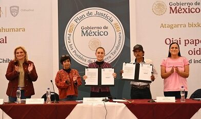 “Es Justicia territorial”:Presidenta Claudia Sheinbaum encabeza entrega de más de 3 mil hectáreas de la Sierra  Tarahumara de Chihuahua al Pueblo Ódami