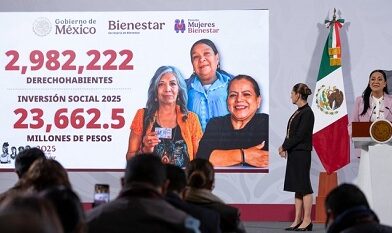 En 20225 , Programas para el Bienestar han beneficiados a más de 32 millones de personas: Presidenta Claudia Sheinbaum
