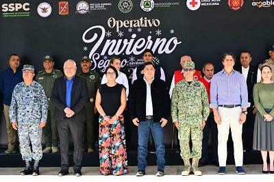 Ricardo Gallardo pone en marcha operativo invierno seguro 2025